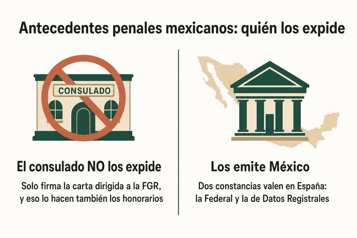 Antecedentes penales mexicanos: quién los expide