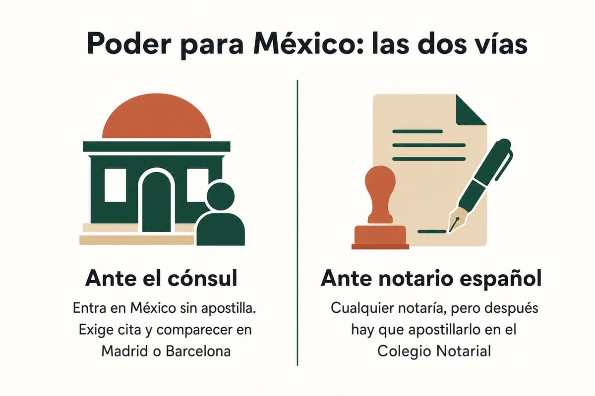 Poder para México: las dos vías